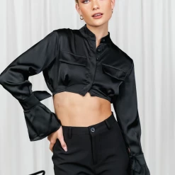 Thanne Tops Valentina Shirt (Black)