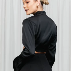 Thanne Tops Valentina Shirt (Black)