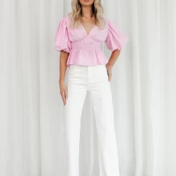 Charcoal Clothing Kelly Top (Pink) New Arrivals