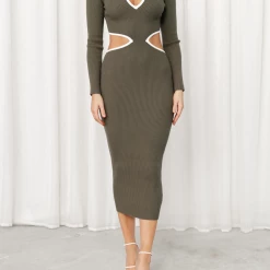 Style State Paityn Midi Dress (Olive)
