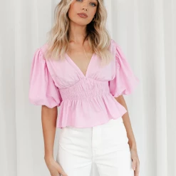Charcoal Clothing Kelly Top (Pink) New Arrivals