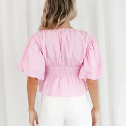 Charcoal Clothing Kelly Top (Pink) New Arrivals