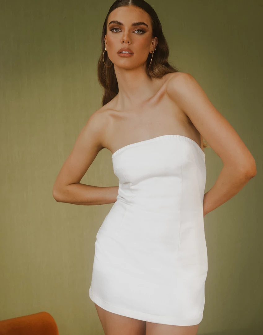 Charcoal Clothing Tarni Mini Dress (Off-White) New Arrivals 7 Charcoal Clothing Tarni Mini Dress (Off-White) New Arrivals