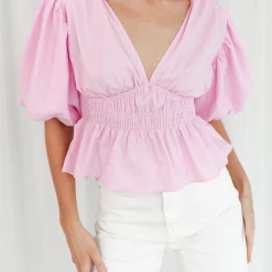 Charcoal Clothing Kelly Top (Pink) New Arrivals