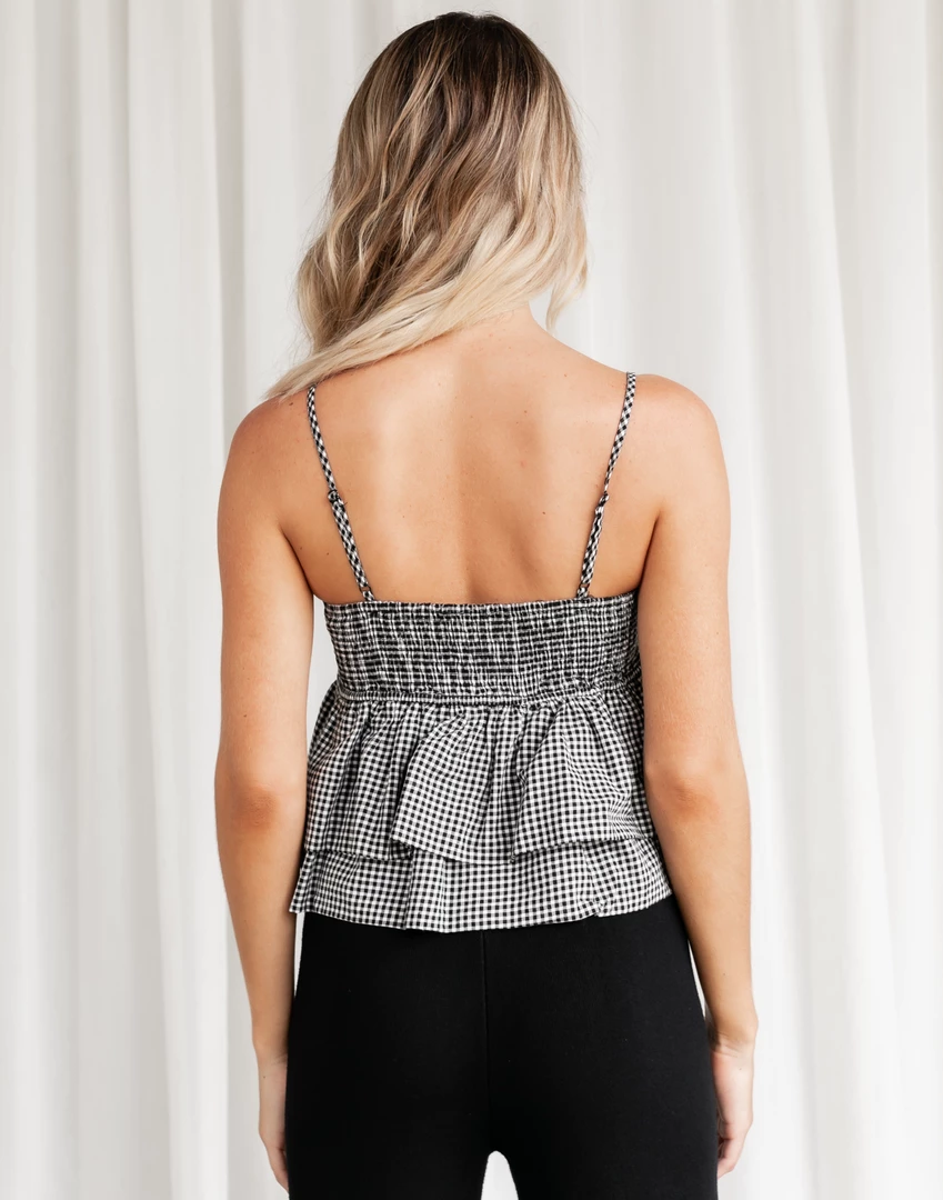 Yours Truly Tops Dafnee Crop Top (Black) 3 Yours Truly Tops Dafnee Crop Top (Black)