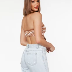 Into Fashion New Arrivals Mackenzie Crop Top (Print)