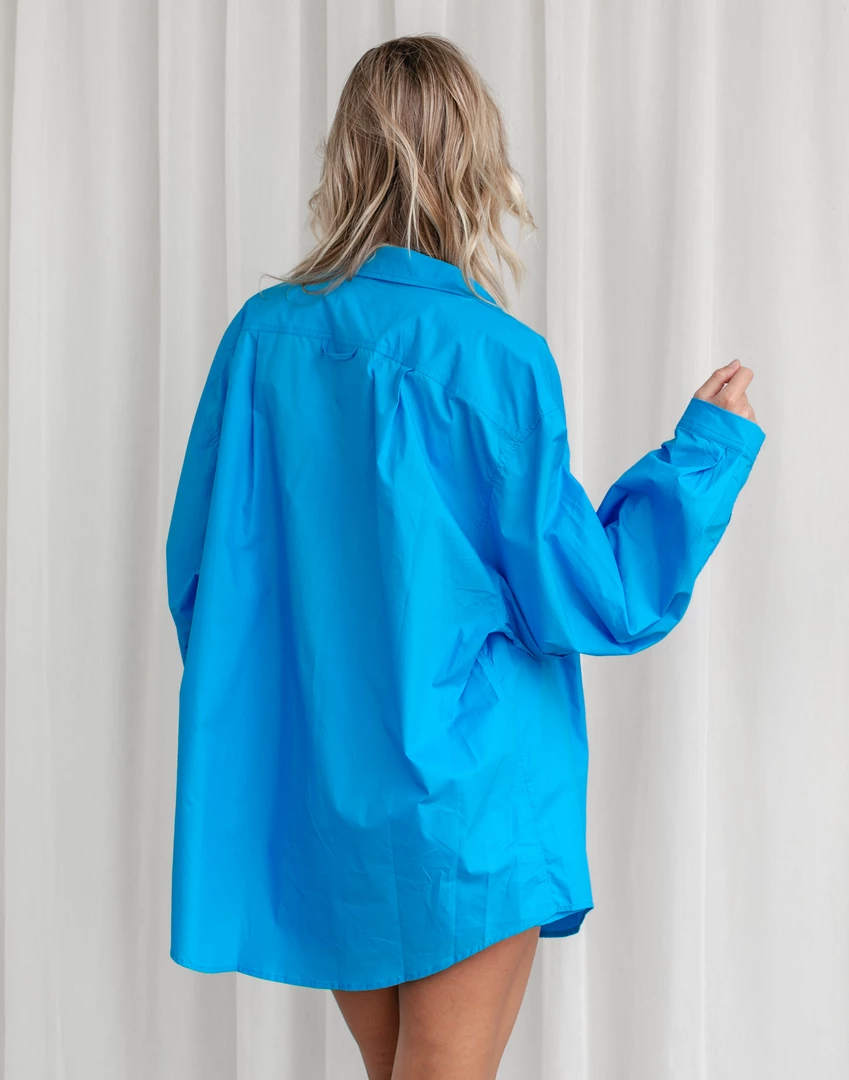 Charcoal Clothing South Beach Shirt (Cobalt) Sets + Co-ords 3 Charcoal Clothing South Beach Shirt (Cobalt) Sets + Co-ords