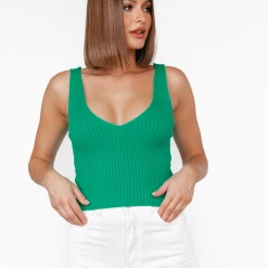 Alive Girl Liam Tank Top (Green) New Arrivals