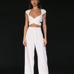 Charcoal Clothing New Arrivals Monet Pants (Cream) 12 Charcoal Clothing New Arrivals Monet Pants (Cream)