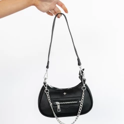 Peta And Jain New Arrivals Novo Mini Bag (Black Pebble) - By Peta + Jain