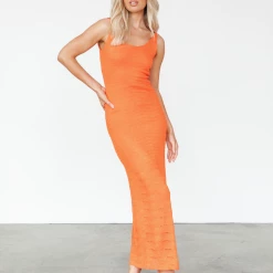 Pink Diamond Skyla Maxi Dress (Orange) Dresses