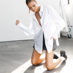 New Arrivals The Carrie Top (White) - By Lioness