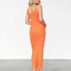 Pink Diamond Skyla Maxi Dress (Orange) Dresses