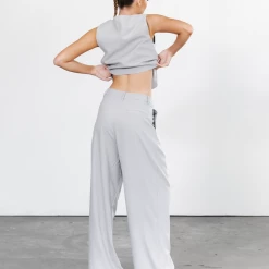 La Mesa Pants (Grey Pinstripe) - By Lioness New Arrivals