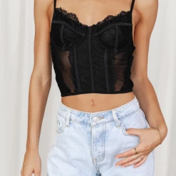 Luvalot Alyn Corset Top (Black)