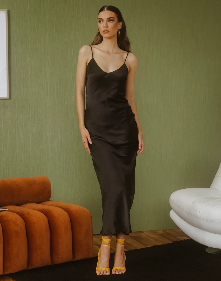 Charcoal Clothing Ceclia Maxi Dress (Black) 7 Charcoal Clothing Ceclia Maxi Dress (Black)