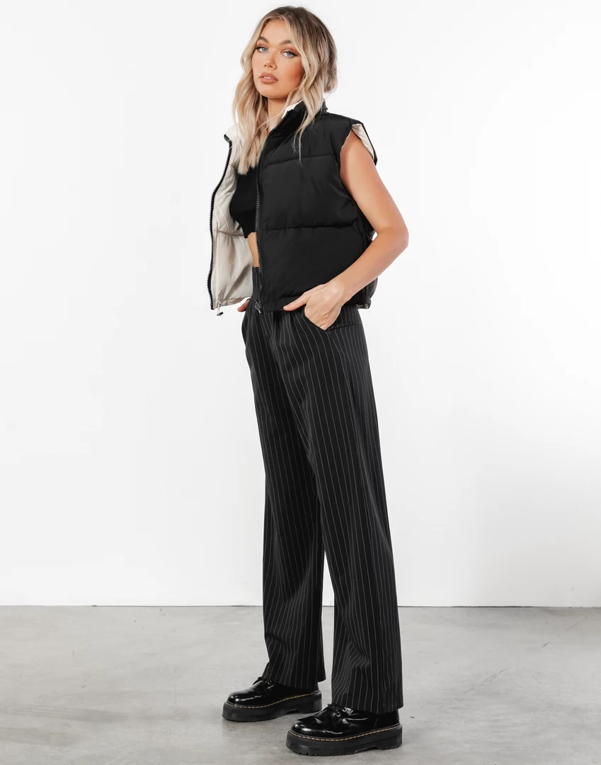 Style State Theo Puffer Vest (Black/Cream) New Arrivals 5 Style State Theo Puffer Vest (Black/Cream) New Arrivals