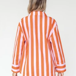 Paper Heart Janara Shirt (Pink/Orange)