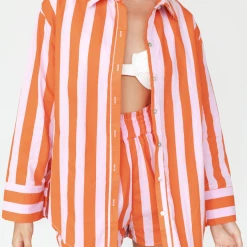 Paper Heart Janara Shirt (Pink/Orange)