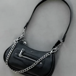 Peta And Jain New Arrivals Novo Mini Bag (Black Pebble) - By Peta + Jain