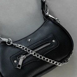 Peta And Jain New Arrivals Novo Mini Bag (Black Pebble) - By Peta + Jain