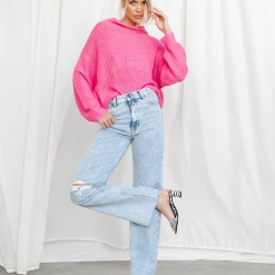 Slide Show Jumpers & Cardigans Georgia Knit Jumper (Pink)