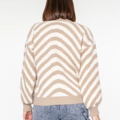 Paper Heart Huxley Knit Jumper (Beige)