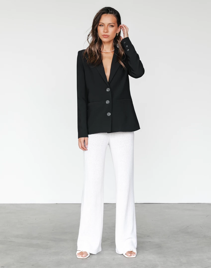 Devana Blazer (Black) - 4th & Reckless Winter Warmers 6 Devana Blazer (Black) - 4th & Reckless Winter Warmers