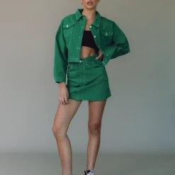 Charoal Clothing Park Avenue Jacket (Green) New Arrivals