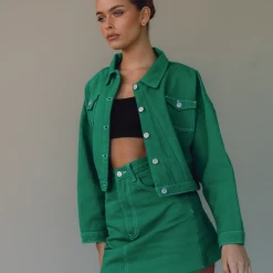 Charoal Clothing Park Avenue Jacket (Green) New Arrivals