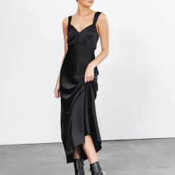 Practical Magic Maxi Dress (Black) - By Lioness New Arrivals