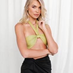 My Girl Sitting Pretty Crop Top (Green) 11 My Girl Sitting Pretty Crop Top (Green)