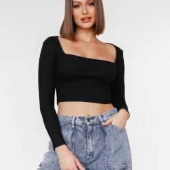 Luvalot New Arrivals Keanu Top (Black)