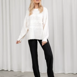 Miracle Jumpers & Cardigans Kaeleigh Knit Jumper (Cream)