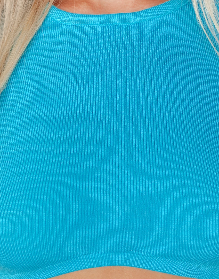 My Girl Serita Crop Top (Blue) 8 My Girl Serita Crop Top (Blue)