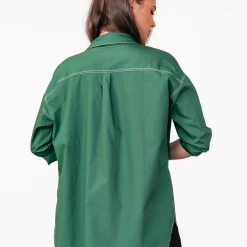 Into Fashion Brayden Shirt (Green) Tops