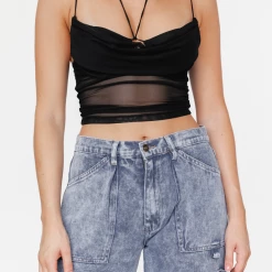 Sweet Acciacia Hunter Crop Top (Black)