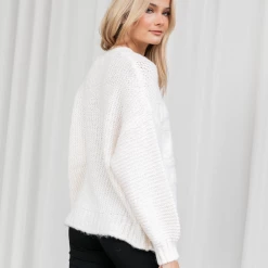 Miracle Jumpers & Cardigans Kaeleigh Knit Jumper (Cream)