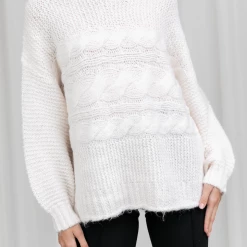 Miracle Jumpers & Cardigans Kaeleigh Knit Jumper (Cream)