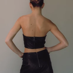 Charcoal Clothing Washington Corset Top (Black)