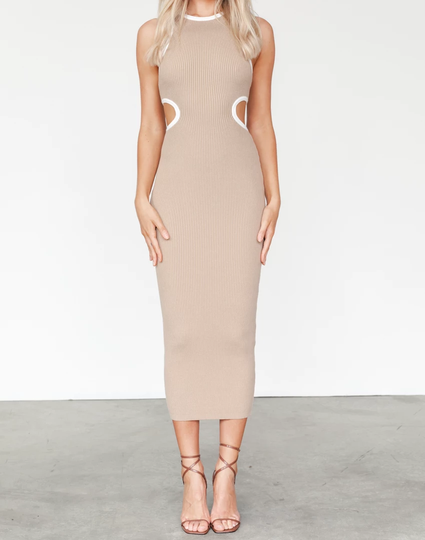 Style State Londyn Midi Dress (Beige) 5 Style State Londyn Midi Dress (Beige)