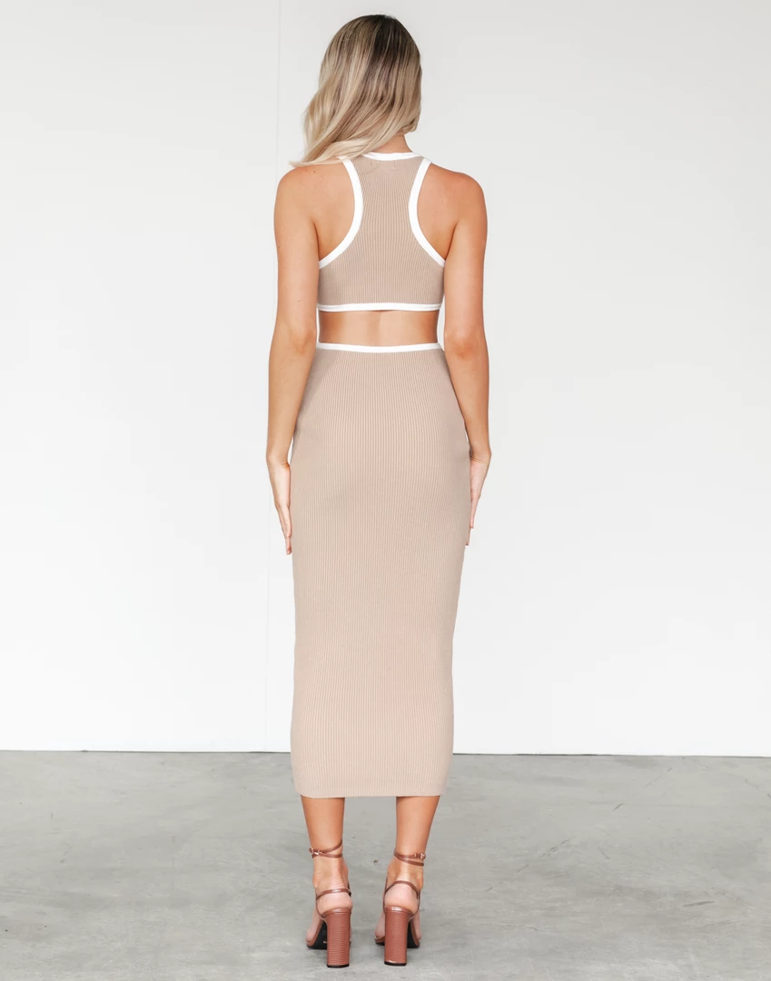 Style State Londyn Midi Dress (Beige) 2 Style State Londyn Midi Dress (Beige)