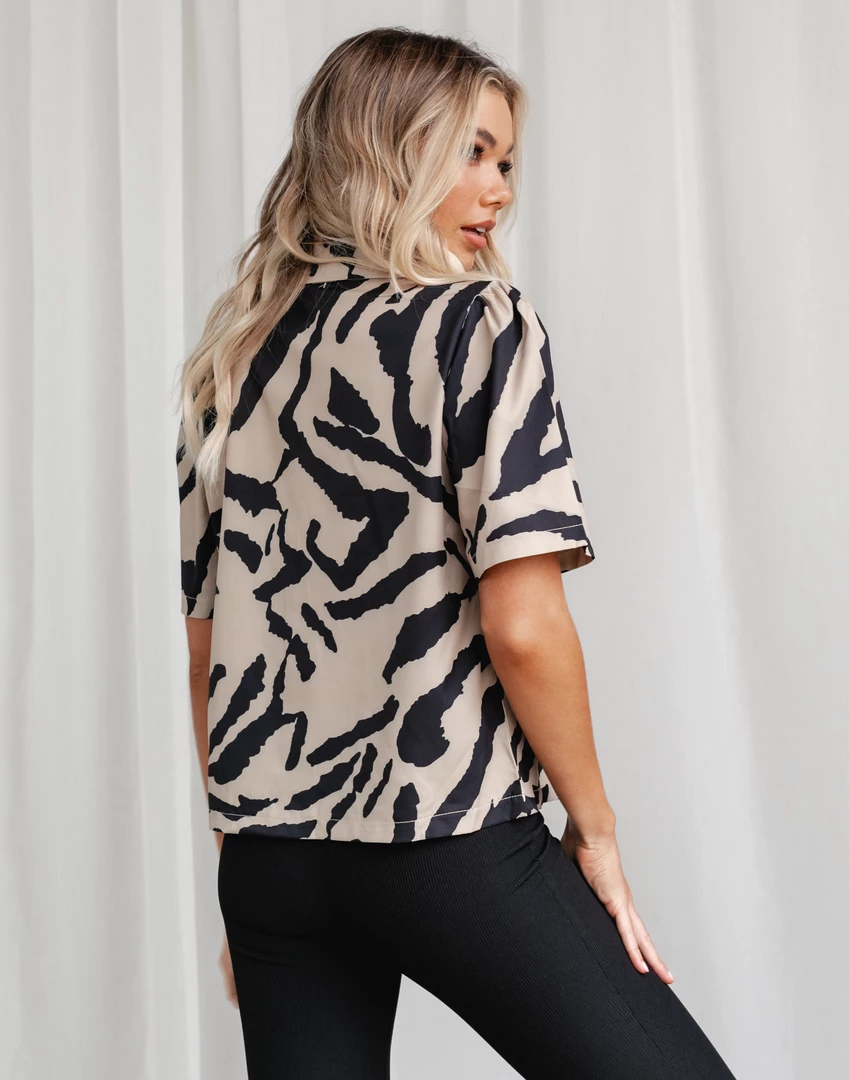 8 Birdies Tops Morocco Shirt (Sand) 3 8 Birdies Tops Morocco Shirt (Sand)