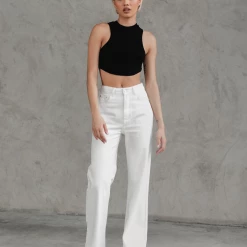 Charcoal Clothing New Arrivals Mali Jeans (White)