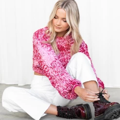 Thanne Mary-Rose Knit Jumper (Pink) 16 Thanne Mary-Rose Knit Jumper (Pink)