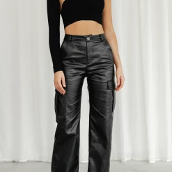 Into Fashion Jaclyn Pants (Black)