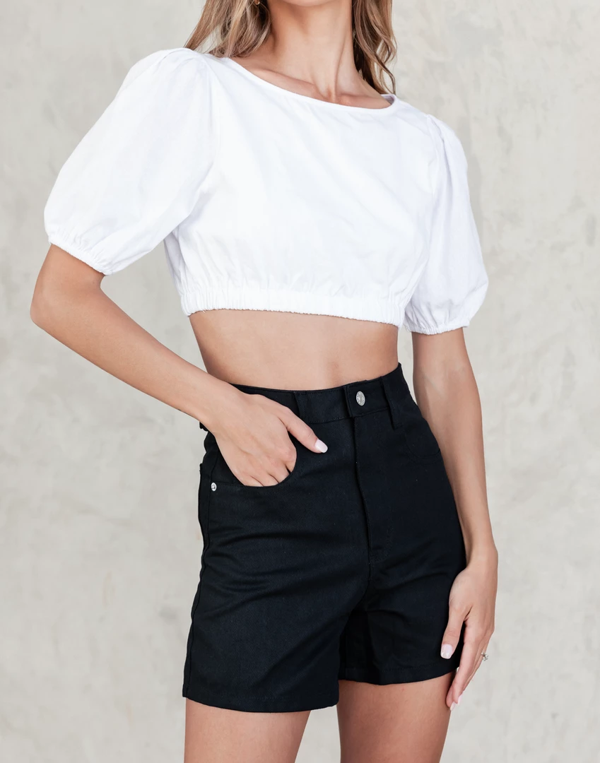 Thanne Maple Shorts (Black) 2 Thanne Maple Shorts (Black)