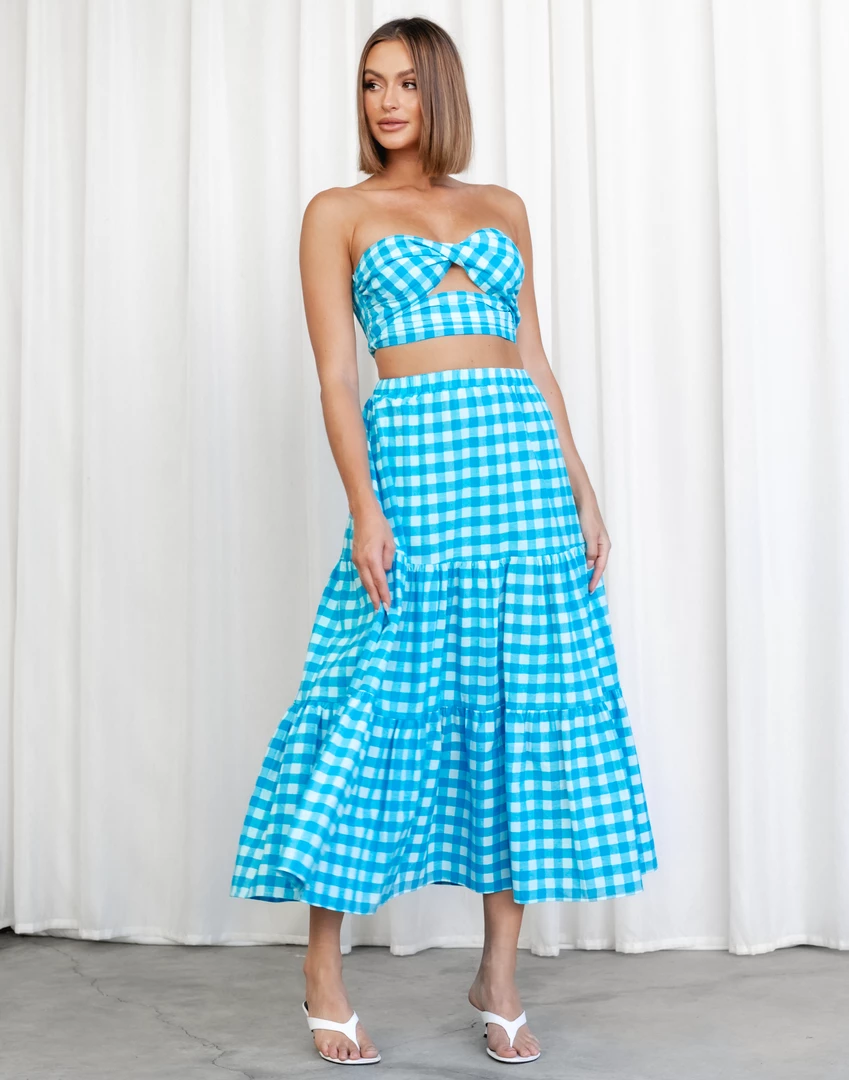 Shareen Collection California Sky Midi Skirt (Blue) Sets + Co-ords 1 Shareen Collection California Sky Midi Skirt (Blue) Sets + Co-ords