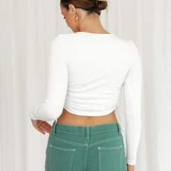 Into Fashion New Arrivals Mabel Crop Top (White) 9 Into Fashion New Arrivals Mabel Crop Top (White)