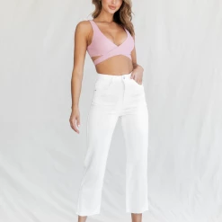 Ruby Sees Danielle Crop Top (Pink) Tops 15 Ruby Sees Danielle Crop Top (Pink) Tops